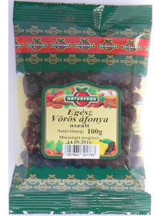 Naturfood Aszalt Vörösáfonya Egész 100 g