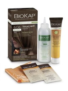   Biokap Nutricolor Rapid Tartós hajfesték Nr 6.06 Dark Blond Havana 135 ml