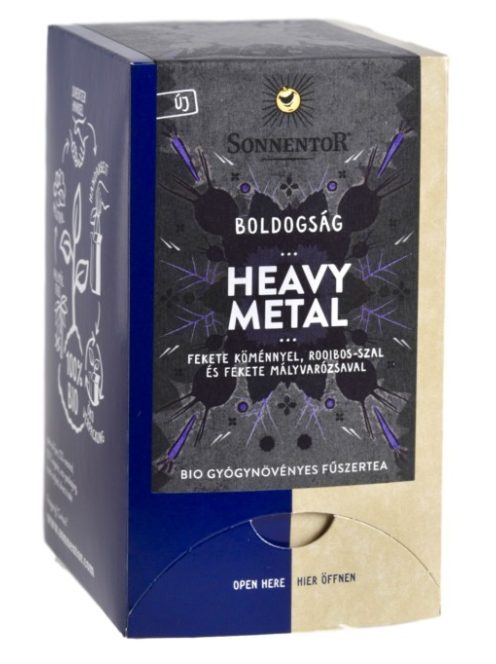 Sonnentor Bio Boldogság - Heavy Metal - herbál teakeverék - filteres 27 g