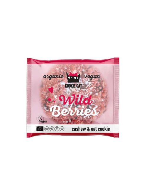 Kookie Cat zabkeksz erdei gyümölcs 50g 