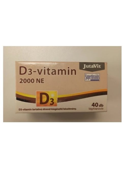 Jutavit D3 vitamin 2000 NE lágykapszula 40 db 