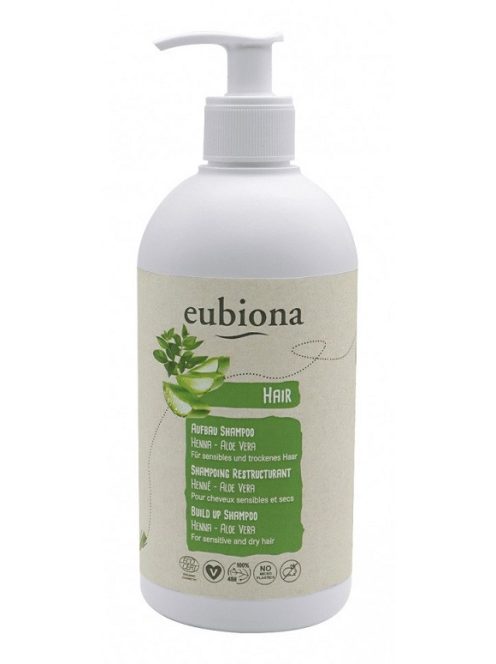 Eubiona Tápláló sampon: Henna - Aloé Vera 500 ml
