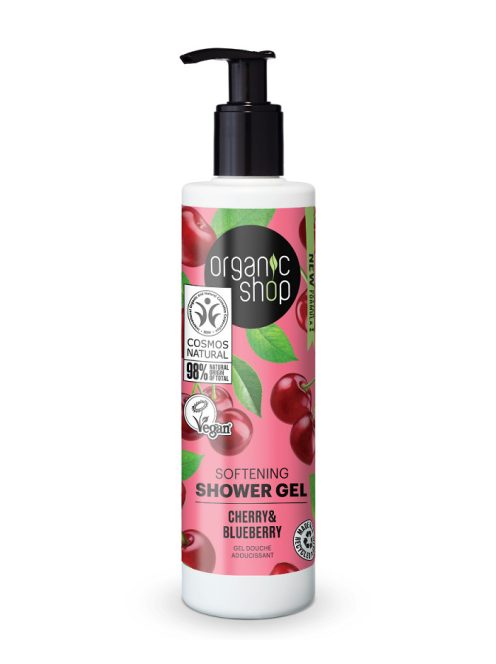 Organic Shop Softening tusfürdő cseresznyével és áfonyával 280 ml