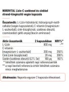 Nordvital Lizin-C 60 db vegán kapszula 