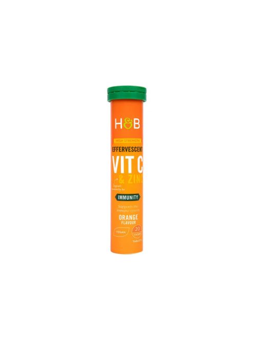H&B C+Cink pezsgőtabletta narancs 20 db 