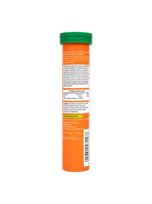 H&B C+Cink pezsgőtabletta narancs 20 db 