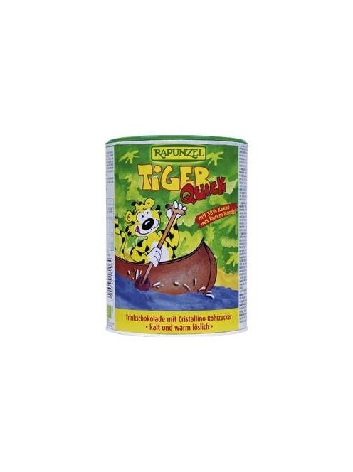 Rapunzel Bio kakaópor, Tigris kakaóital gyerekeknek, Tiger Quick instant kakaóital 400 g