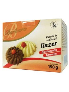   Barbara gluténmentes kakaós és vanília ízű linzer 150 g