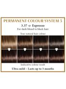 Hairwonder by HennaPlus női tartós hajfesték, barna árnyalat, espresso (3.37) (Long Lasting Colour, Espresso)