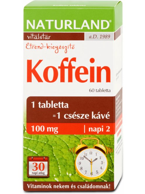 Naturland Koffein Tabletta 60 db