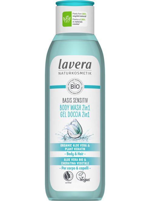 lavera BASIS Sensitive Tusfürdő 2in1 250 ml