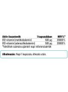 Nordvital B12-vitamin 1000mcg 60 db vegán kapszula 