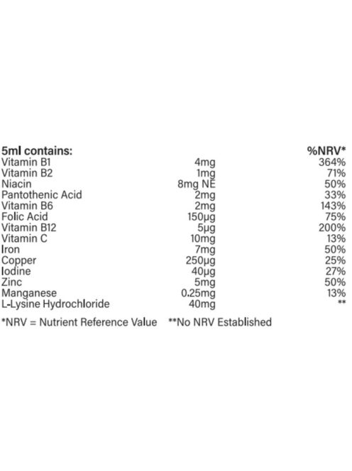 H&B Vas&B-vitaminok szirup 500 ml 