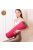 PRANA Premium Tönkölyhéj + Bombay Collection huzat 70x20 cm yoga henger - Magenta (párna és huzat egyben)
