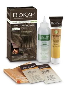  Biokap Nutricolor Rapid Tartós hajfesték Nr 7.0 Natural Medium Blond 135 ml