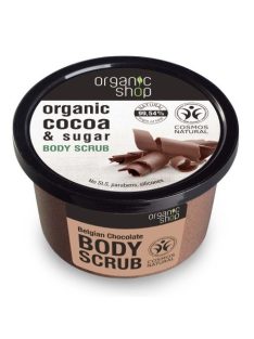   Organic Shop Bőrmegújító cukros testradír - Belga Csokoládé 250 ml