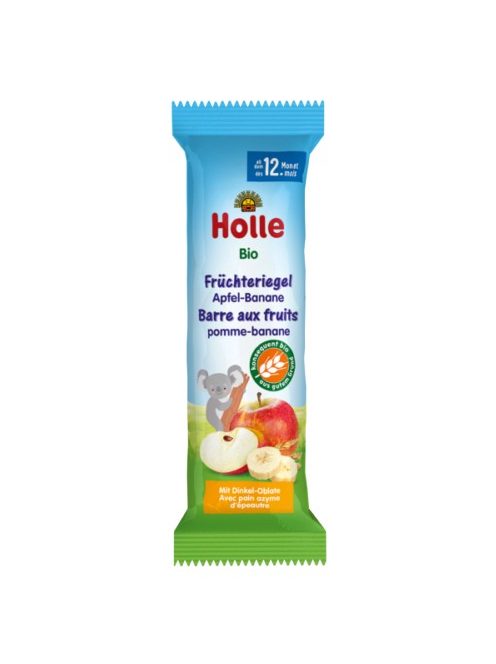 Holle Bio gyümölcsszelet babáknak, alma-banán 25 g