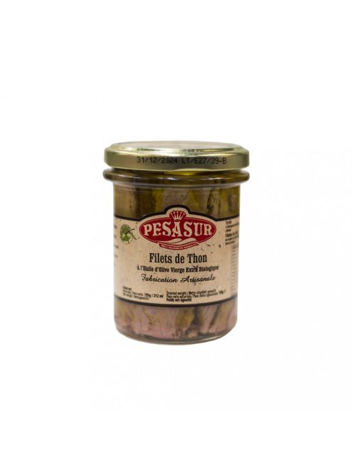 Pesasur Tonhalfilé Bio extra szűz olívaolajban 212ml  / 195 g