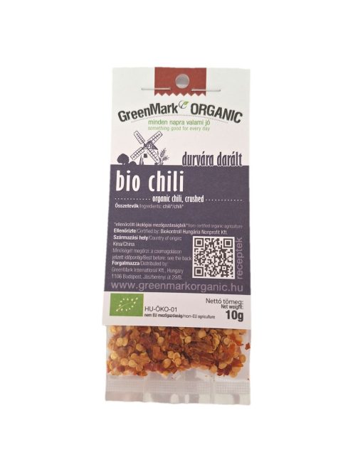 Greenmark bio chili durvára darált 10 g