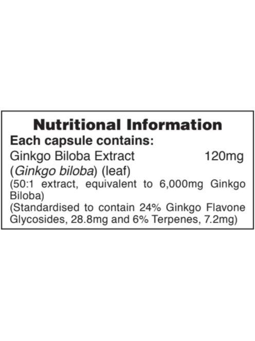 H&B Ginkgo Biloba kapszula 120 mg 30 db 