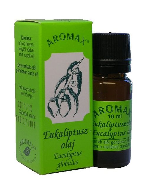 Aromax illóolaj, Eukaliptuszolaj (Eucalyptus globulus) 10 ml