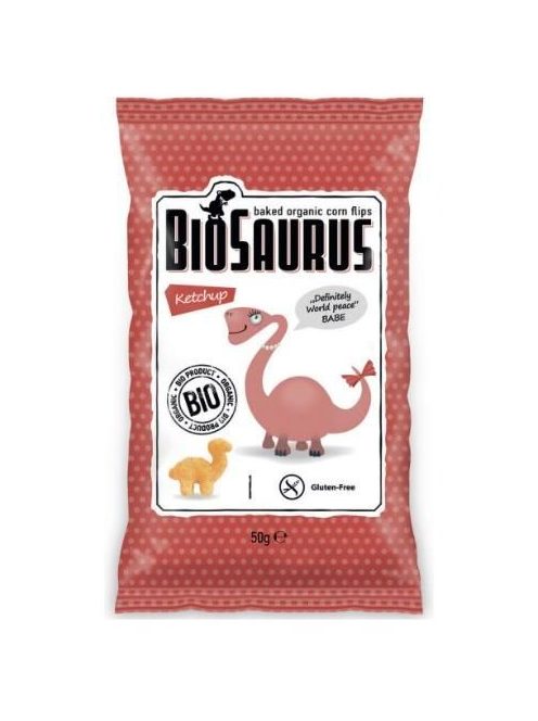 Biopont Biosaurus Kukoricasnack Ketchup 50 g