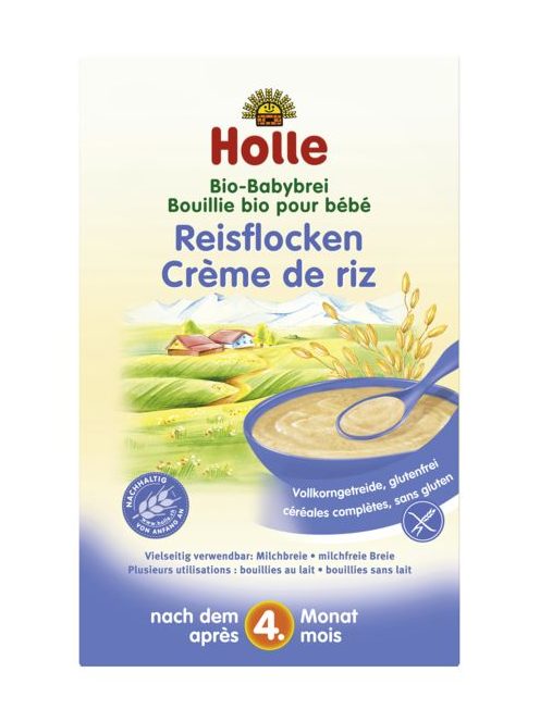 Holle Bio rizspehely babakása, rizskrém (rizspép) gluténmentes 250 g
