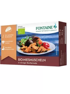 Fontaine Bio kagyló bio mártásban 120g