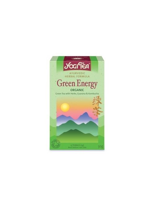 Yogi Bio zöld tea, Zöld energia 17 filter 30 g