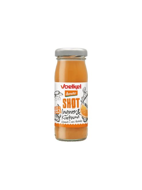 Voelkel Demeter Bio Gyömbér Shot Kurkumával 95 ml 