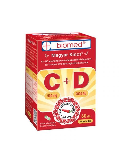 Biomed Magyar Kincs C+D Vitamin Kapszula 60 db