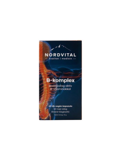 Nordvital B-komplex 60 db vegán kapszula 