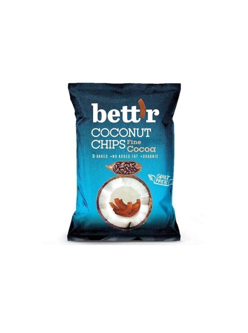 Bett'r Kókuszdió chips kakaóval Bio 40g 
