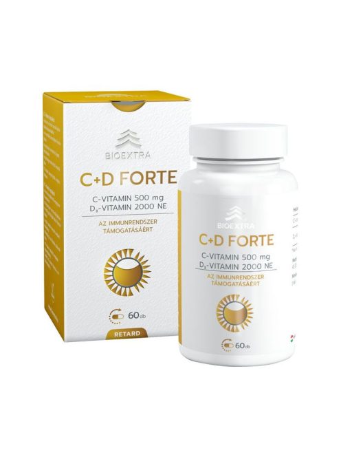 Bioextra C-Vitamin+d Forte Kapszula 60 db