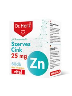 Dr. Herz Szerves Cink 25mg Kapszula 60 db