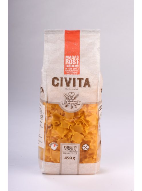 Civita fodros kocka magas rostos tészta 450 g