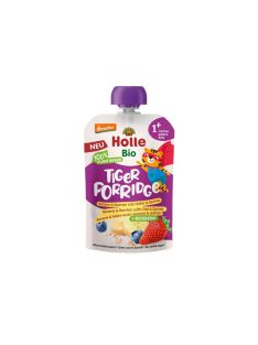 Holle Bio Tiger gyümölcspürés zabkása 1 év+ 110g 