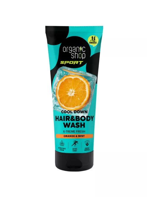 Organic Shop “Cool down” sampon és tusfürdő naranccsal és mentával 200ml
