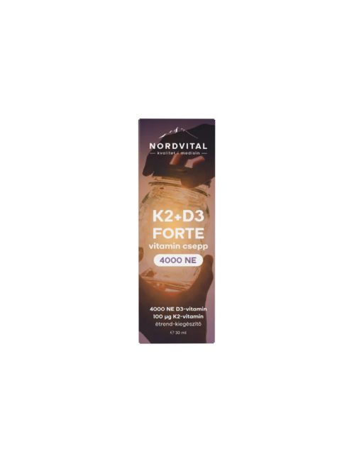 Nordvital D3+K2 Forte csepp 30 ml 60 adag 