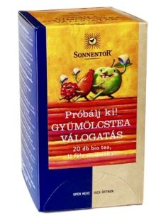   Sonnentor Bio Próbálj ki gyümölcstea válogatás - filteres 47,6 g 