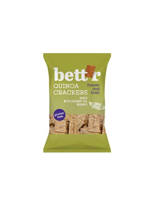 Bett'r Bio Quinoa kréker bazsalikom & paradicsom 100 g 