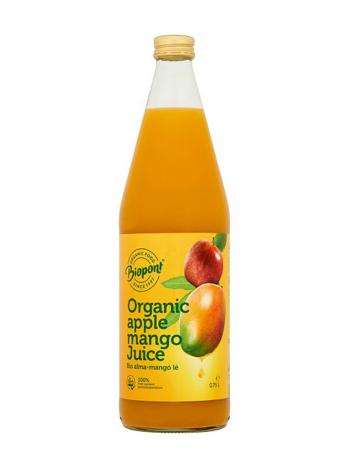 Biopont Bio Alma-Mangó Gyümölcslé 750 ml -- készlet erejéig, a termék lejárati ideje: 2025.05.03.