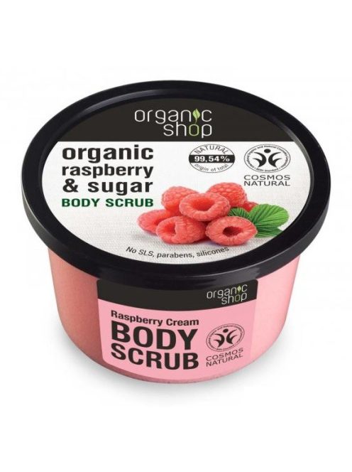Organic Shop Bőrradír Bio málnával 250 ml