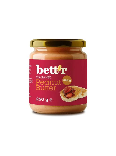Bett'r Bio Földimogyoró krém Crunchy 250 g 