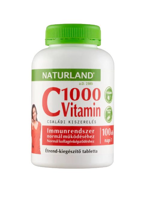 Naturland C-Vitamin 1000mg 100 db