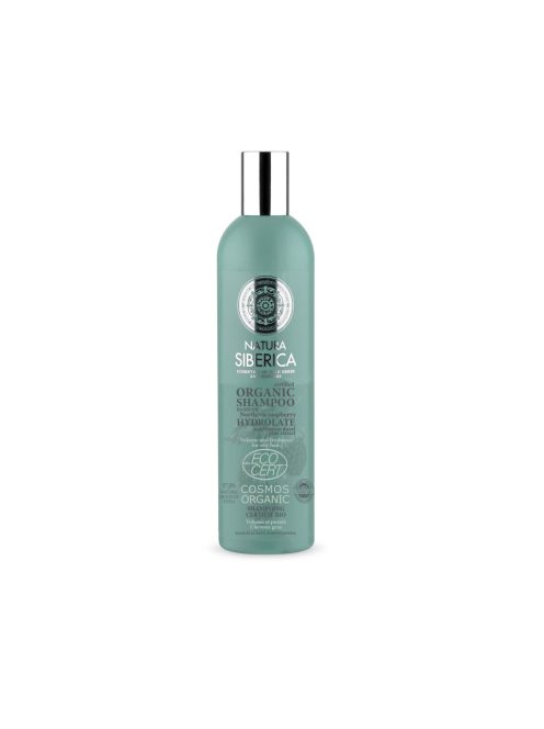 Natura Siberica Virágvízalapú volumennövelő Bio sampon zsíros hajra 400ml