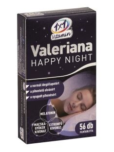 1x1 Valeriana Happy Night Tabletta 56 db