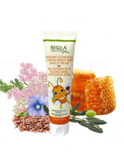 Biola Bio echinacea&búzafű baba popsivédő krém 100 ml
