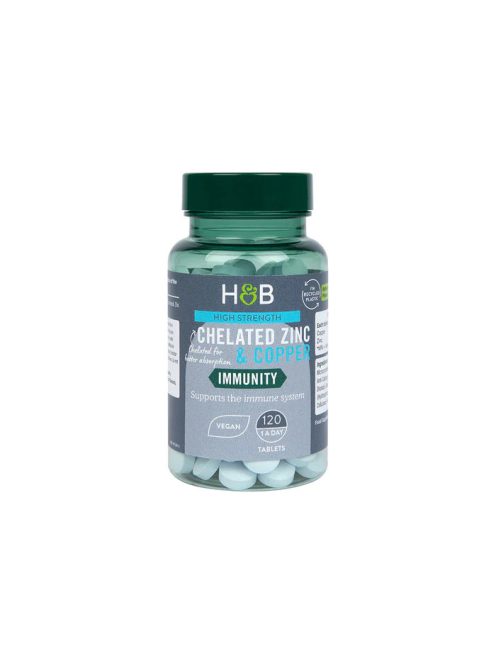 H&B Cink 25 mg+Réz tabletta 120 db 