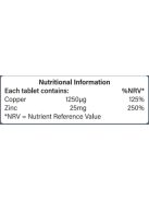 H&B Cink 25 mg+Réz tabletta 120 db 